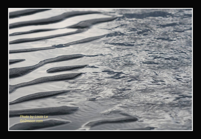 Ripples on Sandy Beach