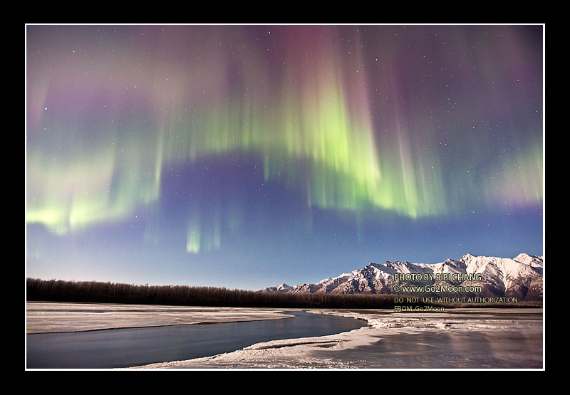 Red and Green Aurora