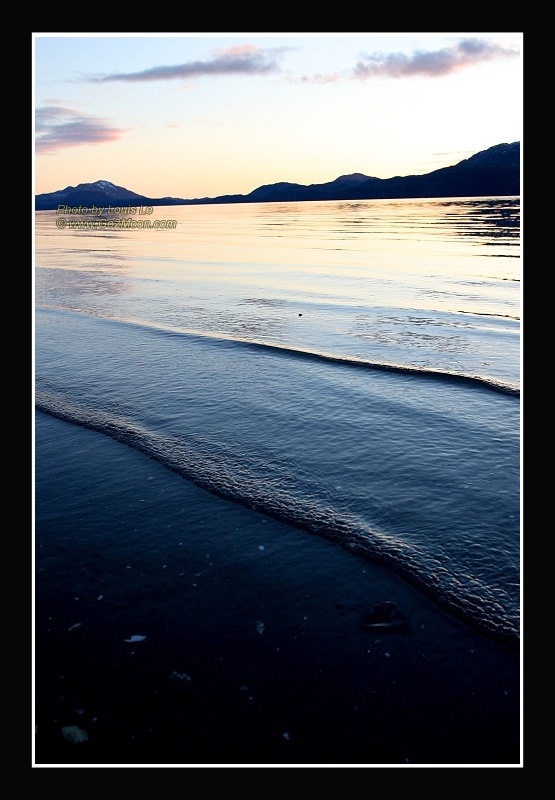 Hartney Bay at night