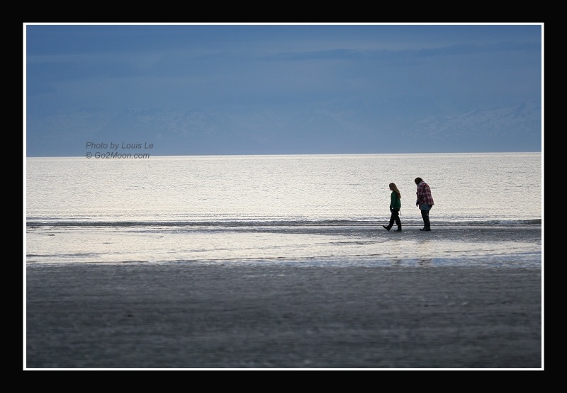 Walking on Beach