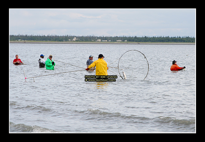 Dipnetter with Fish
