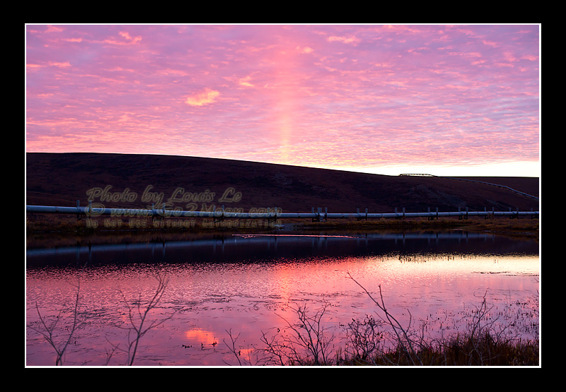 Pipeline Sunset