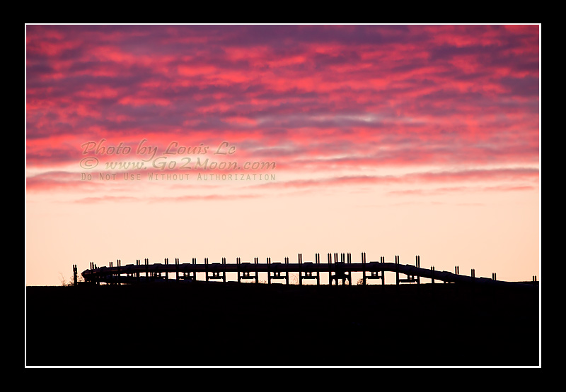 Pipeline Sunset