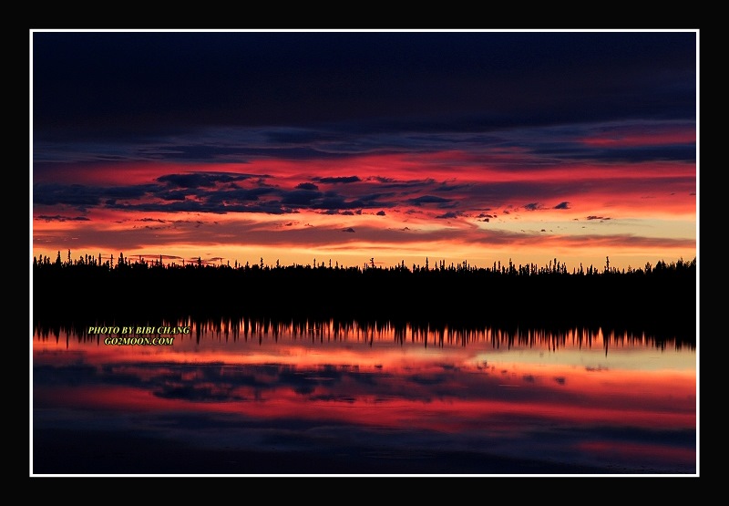 Sunset on Pond
