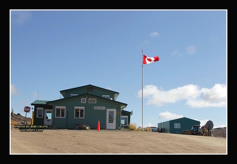 US Canada Border Highway 9