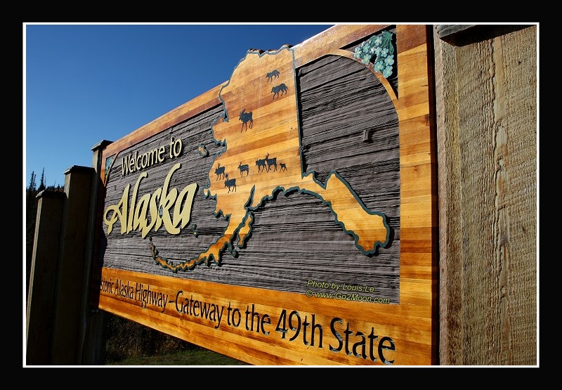 Alaska Canada Border
